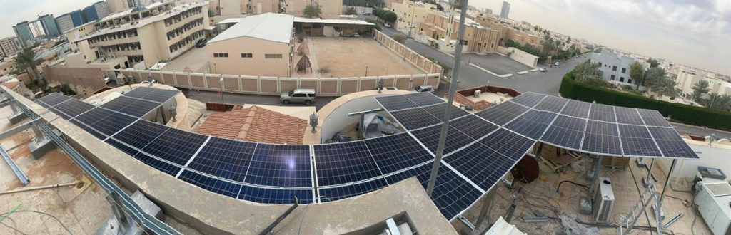 The project of installing a 40 kilowatt solar energy system (Riyadh ...)